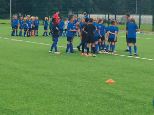 Peterborough United FC’s U12 Academy team in England Try Outs